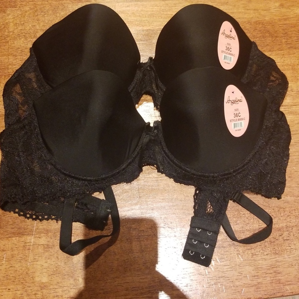 Womens 36C Padded Underwire Bra